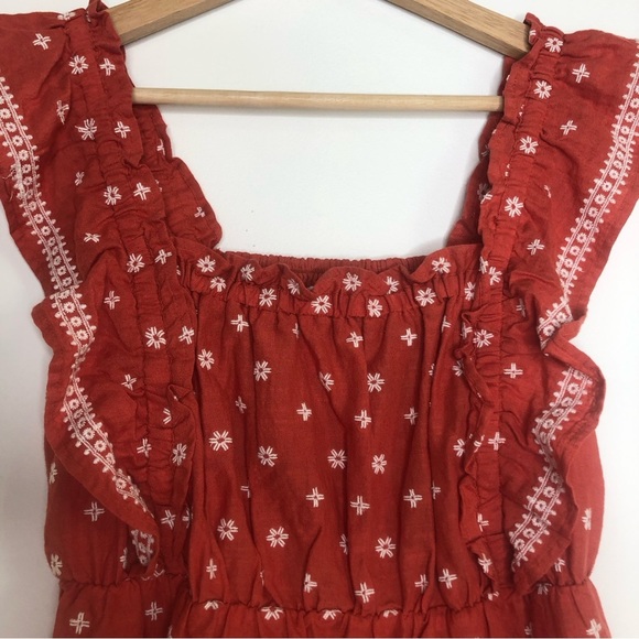 NWT Old Navy Embroidered Ruffle Top - Picture 4 of 6